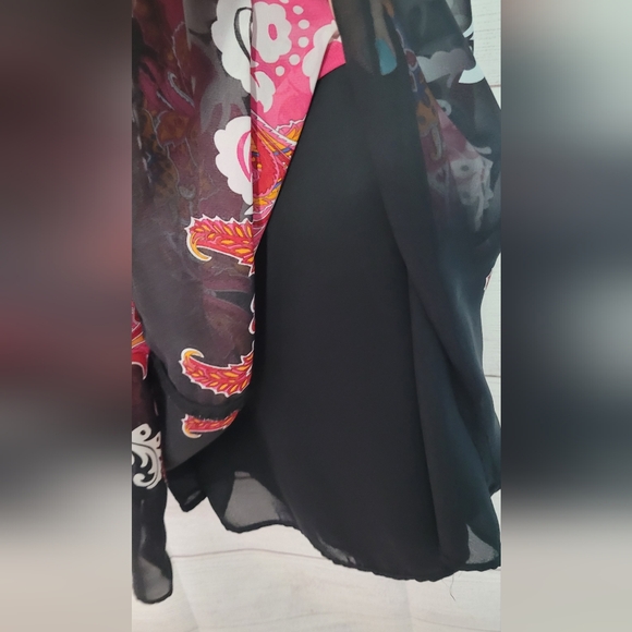 Nwot Lane Bryant flowy Paisley Summery blouse plus size 22/24 - Picture 7 of 12